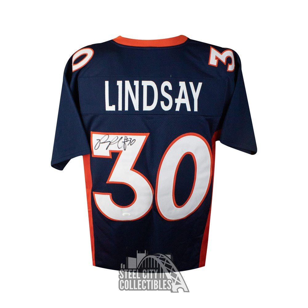 signed phillip lindsay jersey