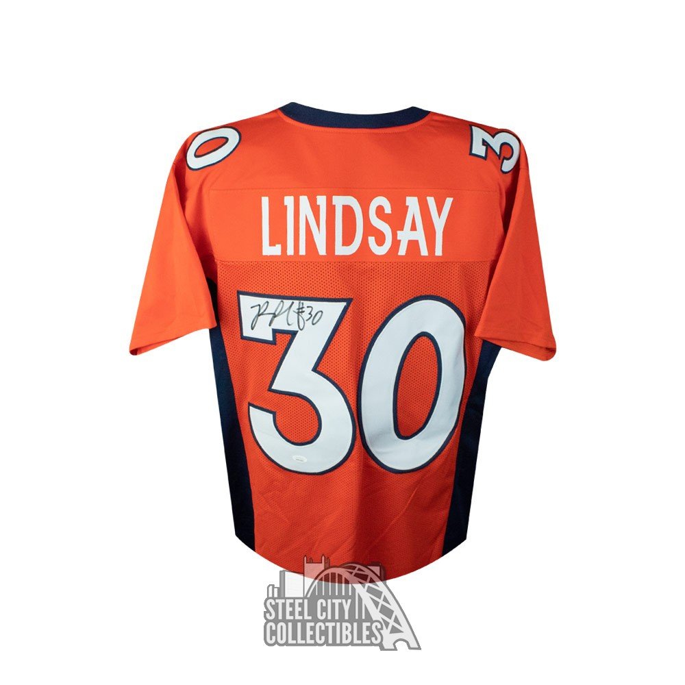 signed phillip lindsay jersey