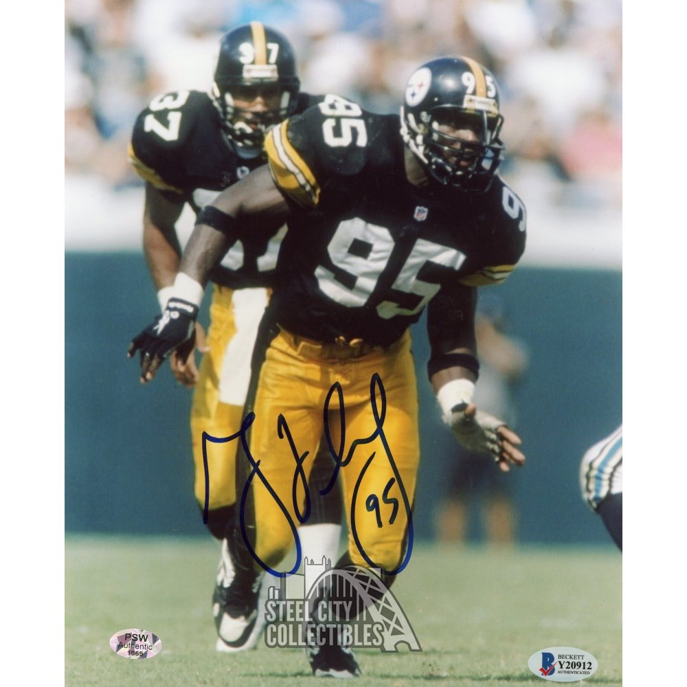 Autographed Greg Lloyd Pittsburgh Steelers 8x10 Photo with COA 