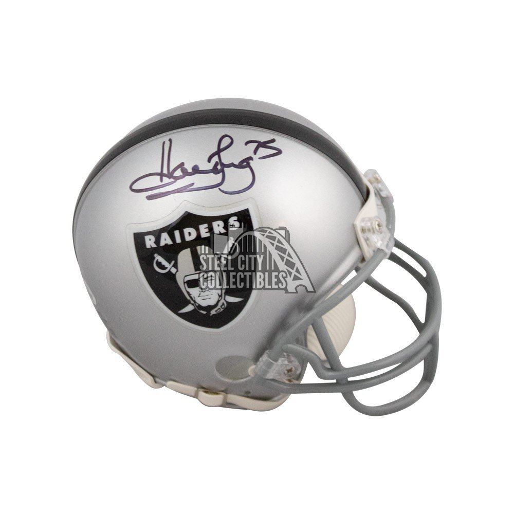 howie long autographed mini helmet