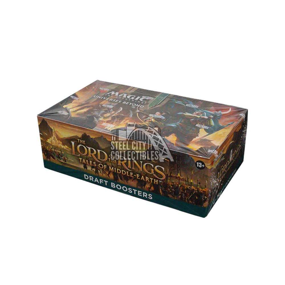 Magic: The Gathering The Lord of The Rings: Tales of Middle-Earth Draft  Booster Box - 36 Packs + 1 Box Topper Card