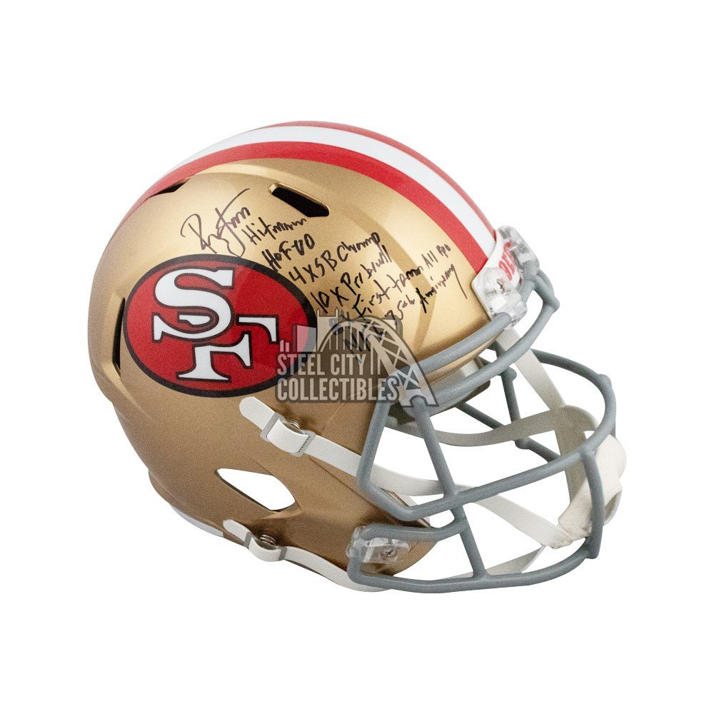 ronnie lott signed helmet