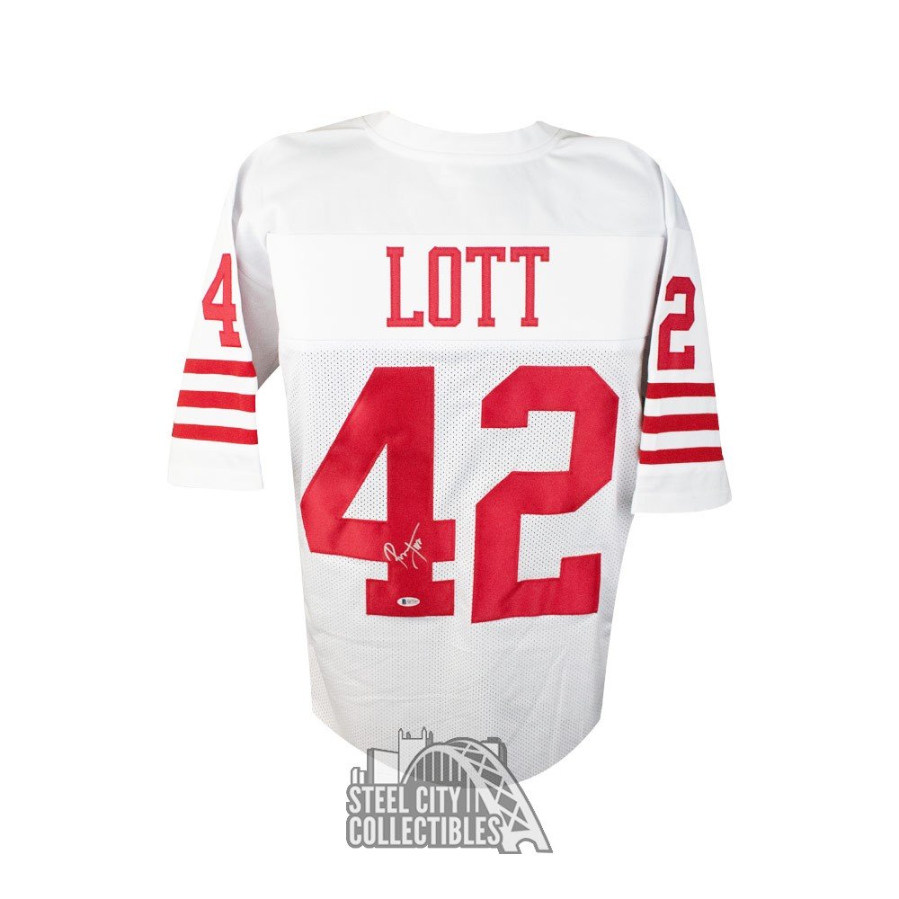 ronnie lott autographed jersey