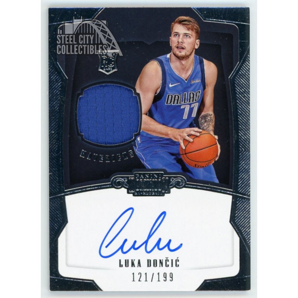 luka doncic signed ball