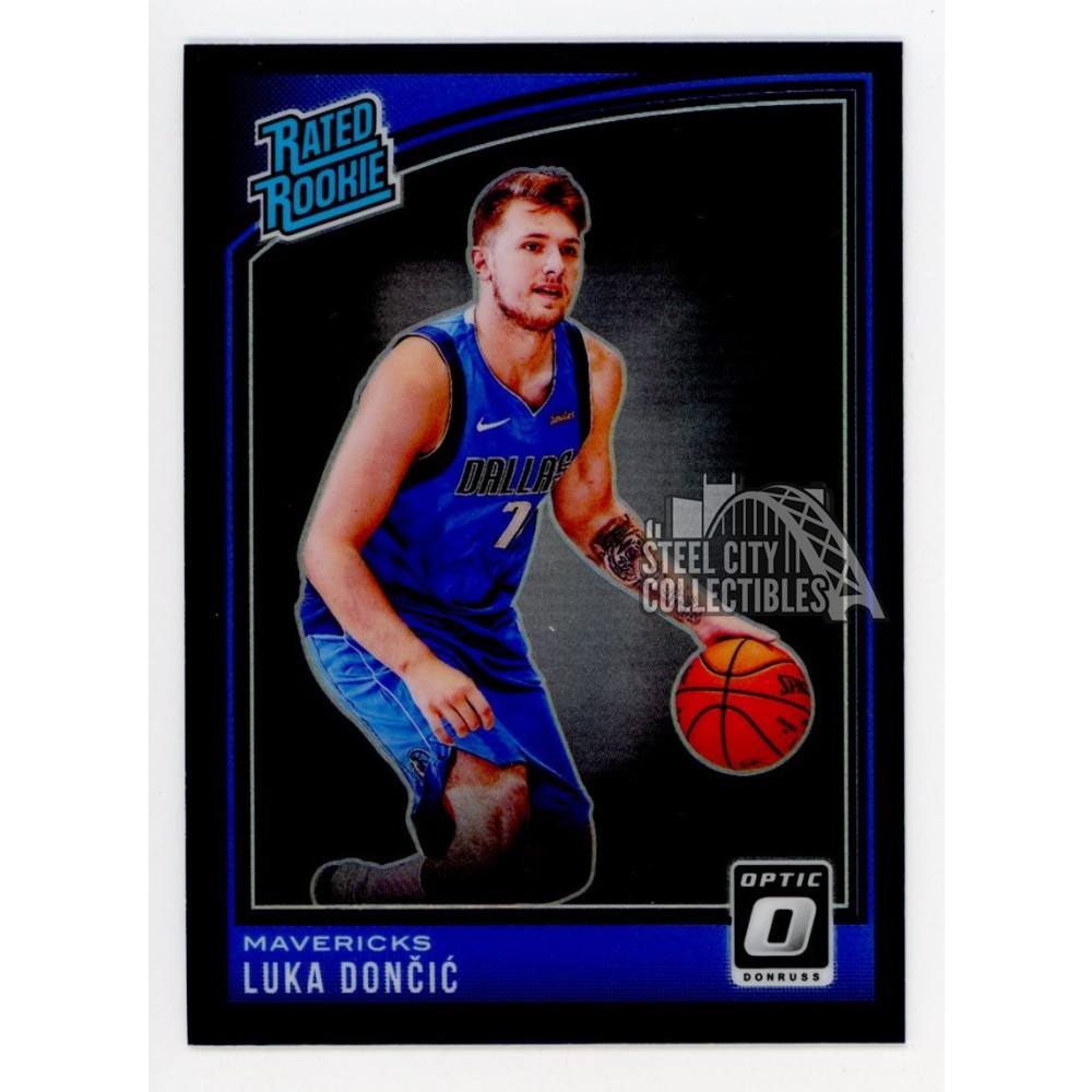 Luka Doncic 2018-19 Panini Donruss Optic Purple Rated Rookie