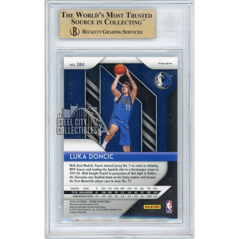 Luka Doncic 2018-19 Prizm Silver Bgs 9.5