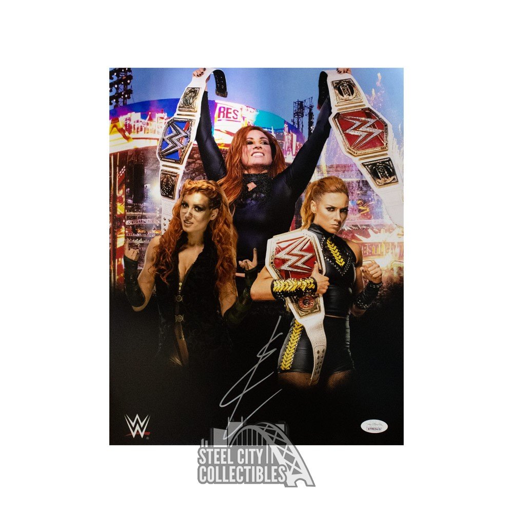 Becky Lynch Autographed WWE 11x14 - JSA COA | Steel City Collectibles