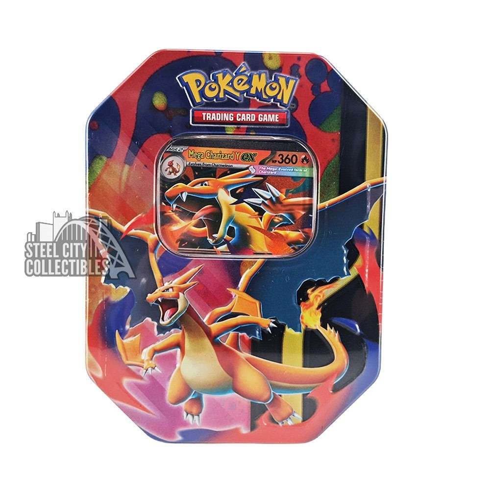 Pokemon Mega Charizard 6-Tin Case | Steel City Collectibles