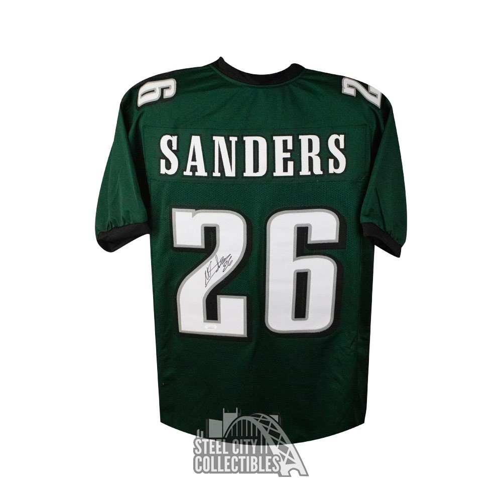 Miles Sanders Autographed Philadelphia Custom Green Football Jersey