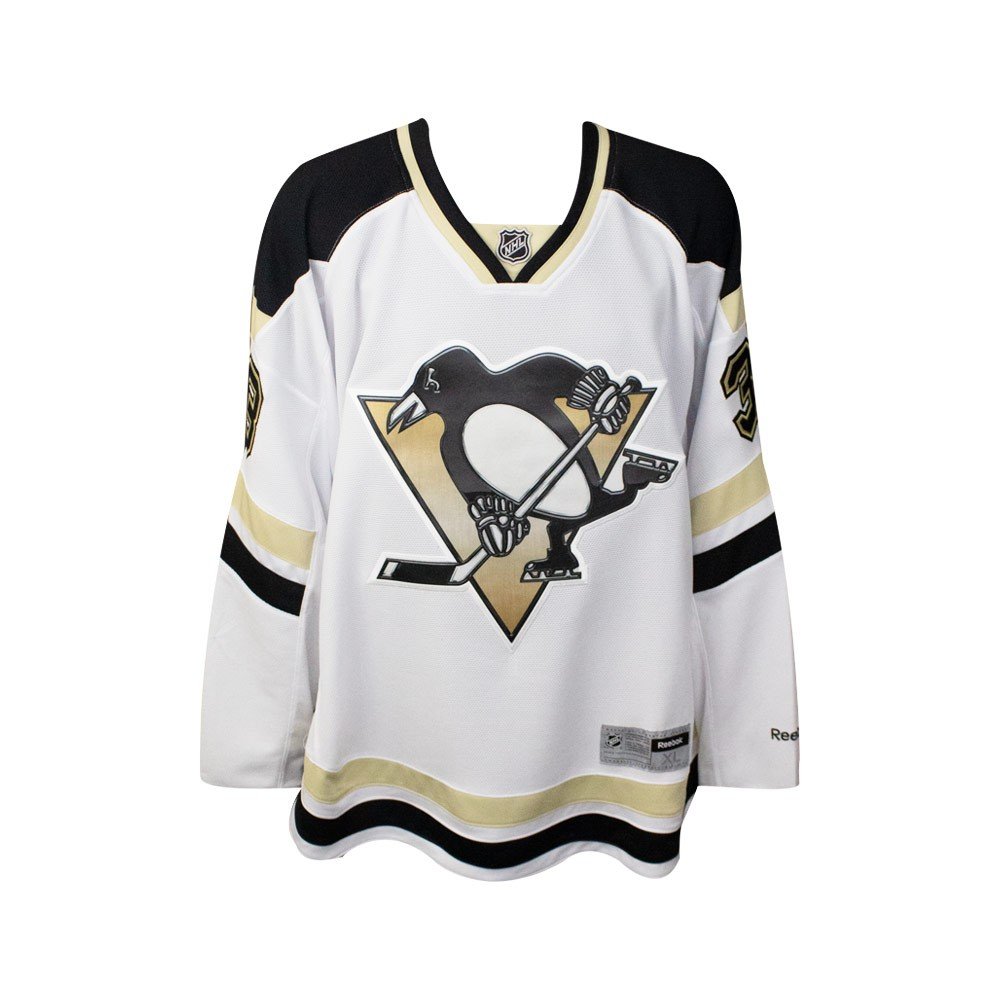 Marc-Andre Fleury Pittsburgh Penguins Reebok NHL Infant Home Black Replica  Jersey