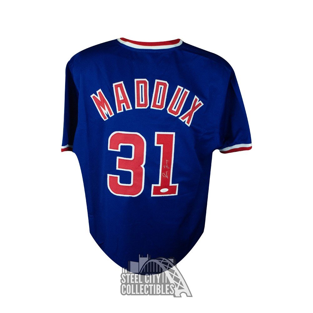 greg maddux signed jersey