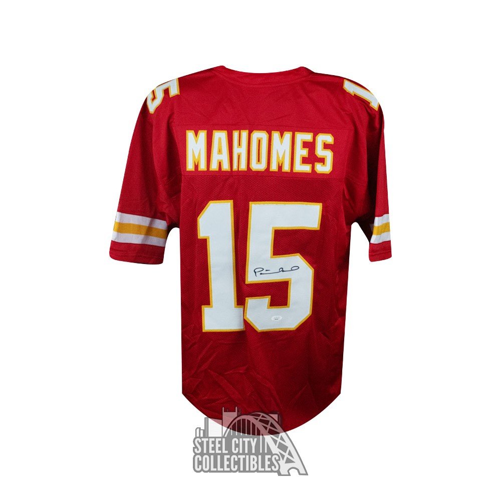 mahomes autographed jersey