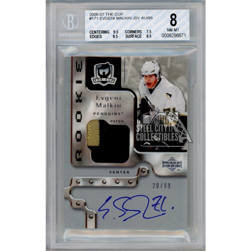 Evgeni Malkin 2006-07 Upper Deck The Cup Auto Rookie Patch Card