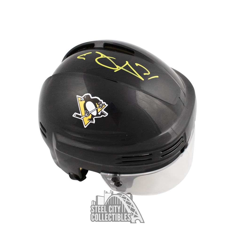Evgeni Malkin Autographed Pittsburgh Penguins Black Mini Hockey Helmet