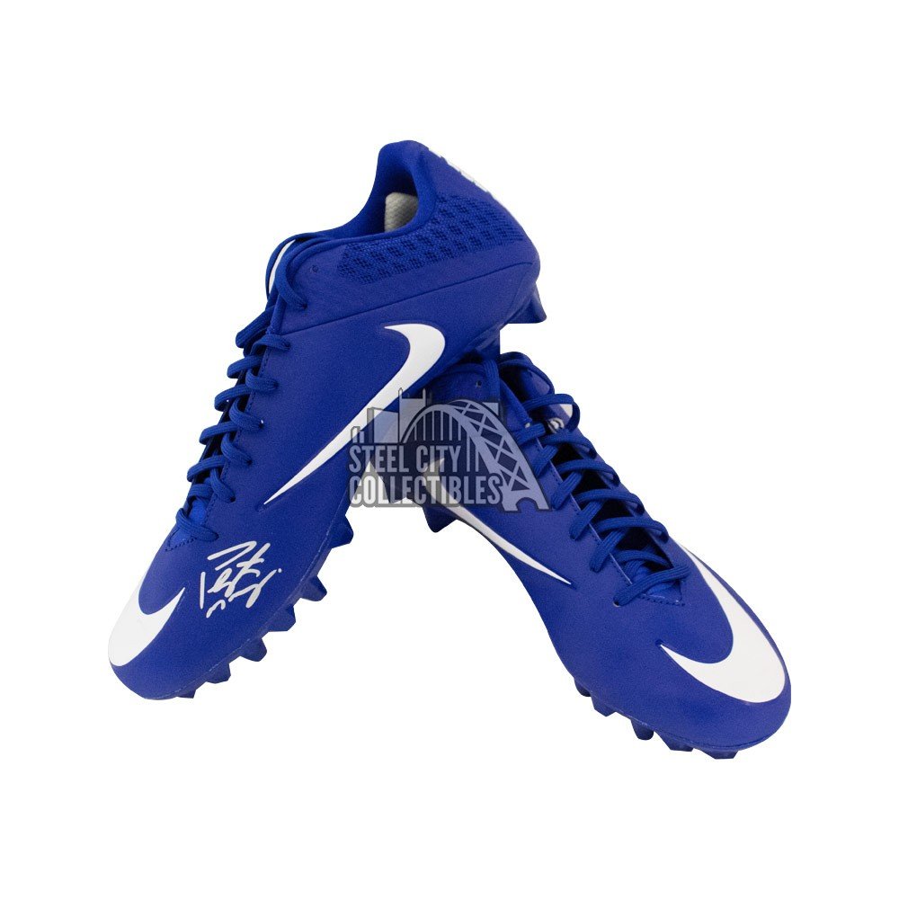 nike blue football shoes