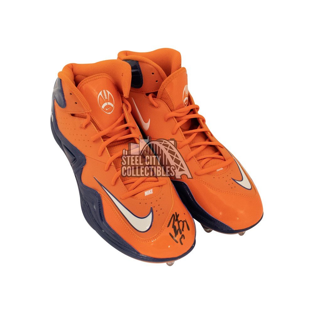 all orange football cleats