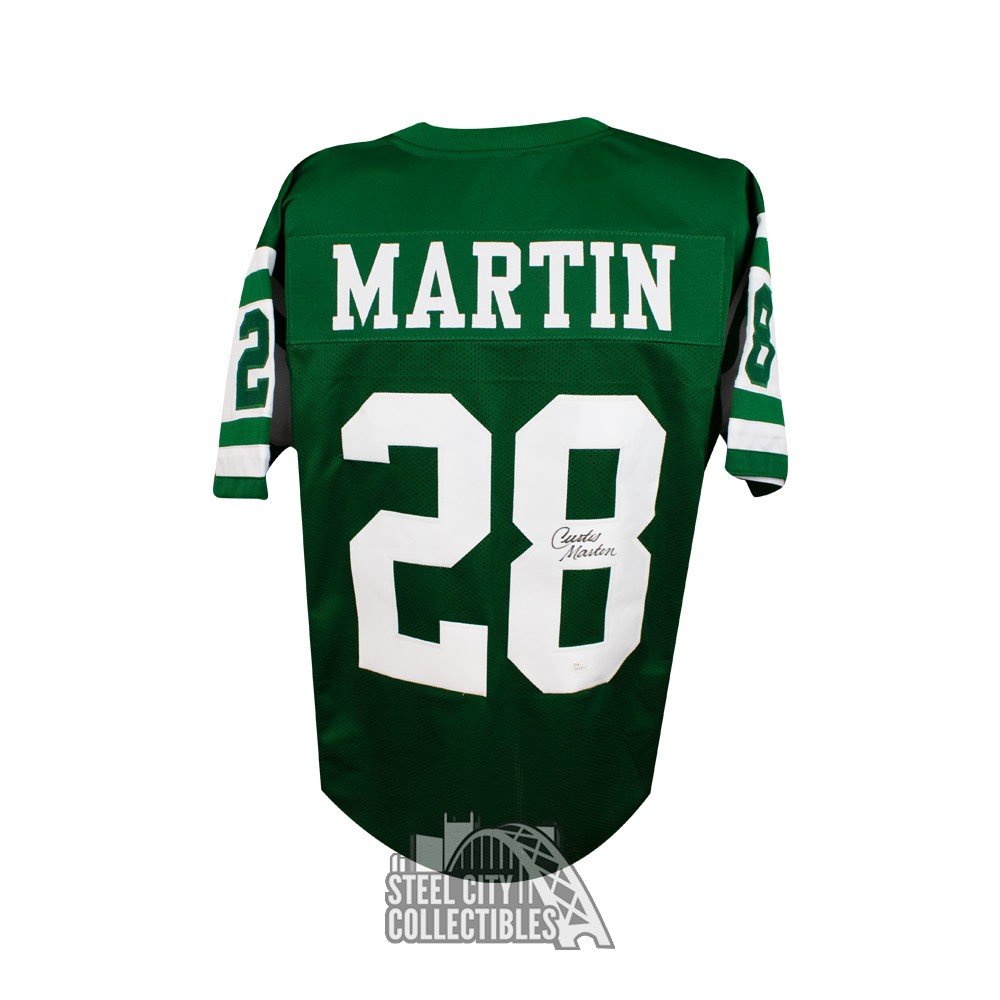 Curtis Martin Autographed New York Jets 