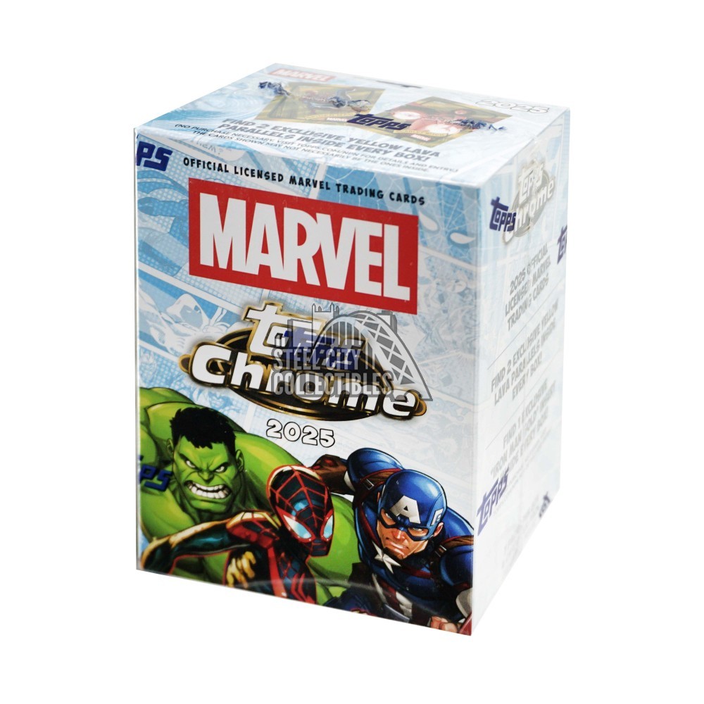 2025 Topps Marvel Chrome Blaster Box | Steel City Collectibles