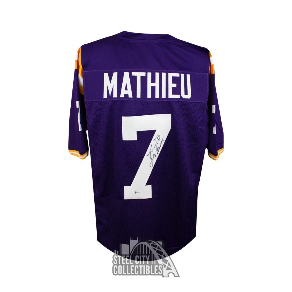 tyrann mathieu autographed jersey