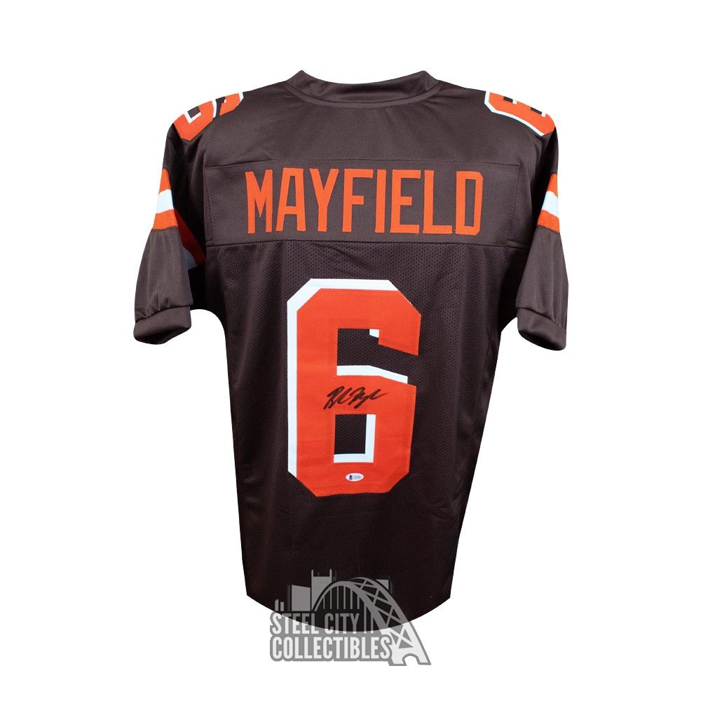 autographed baker mayfield jersey