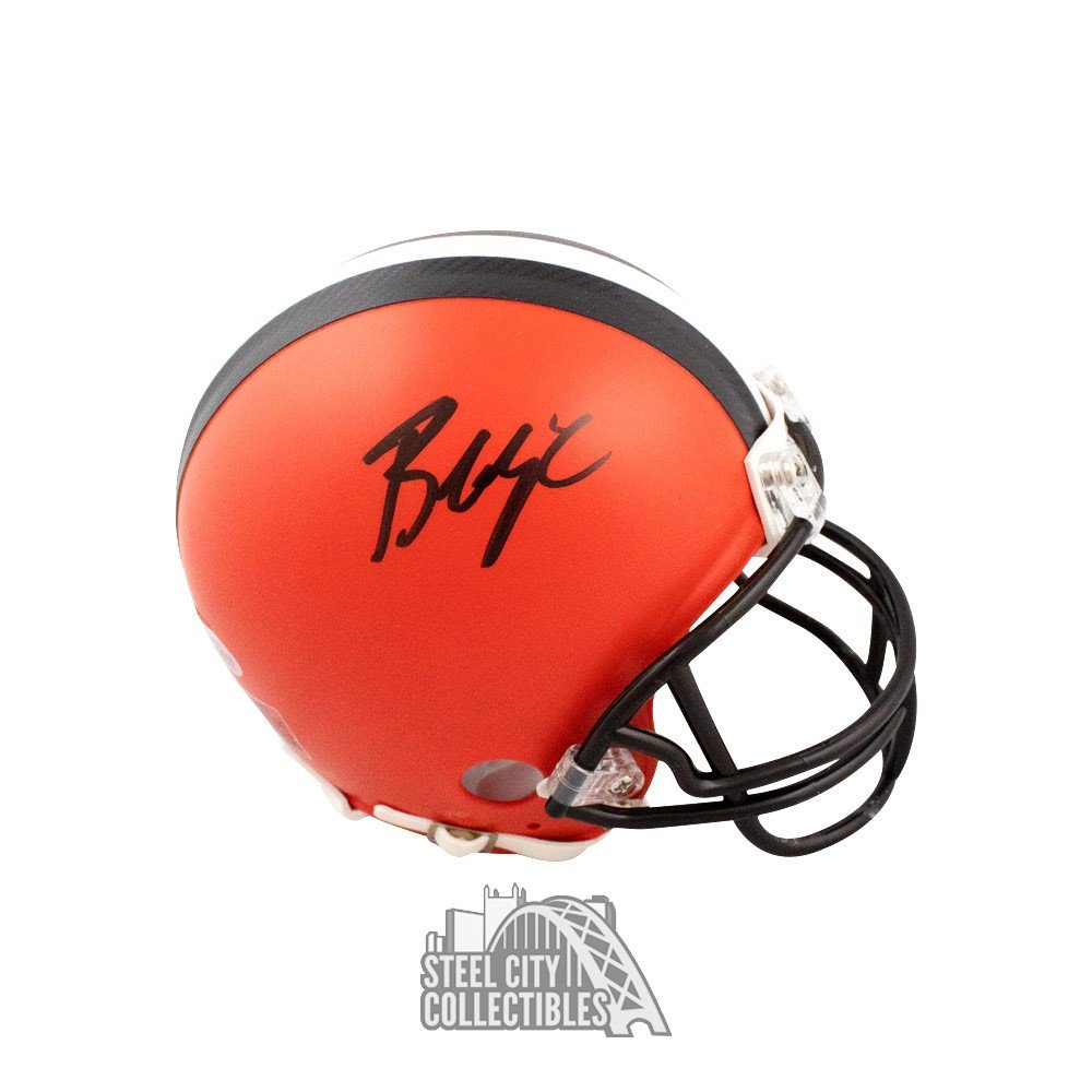 baker mayfield autographed helmet