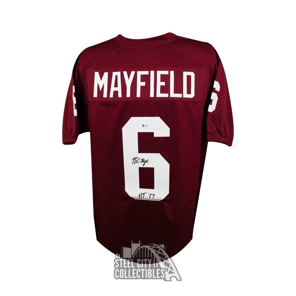 baker mayfield signed jersey