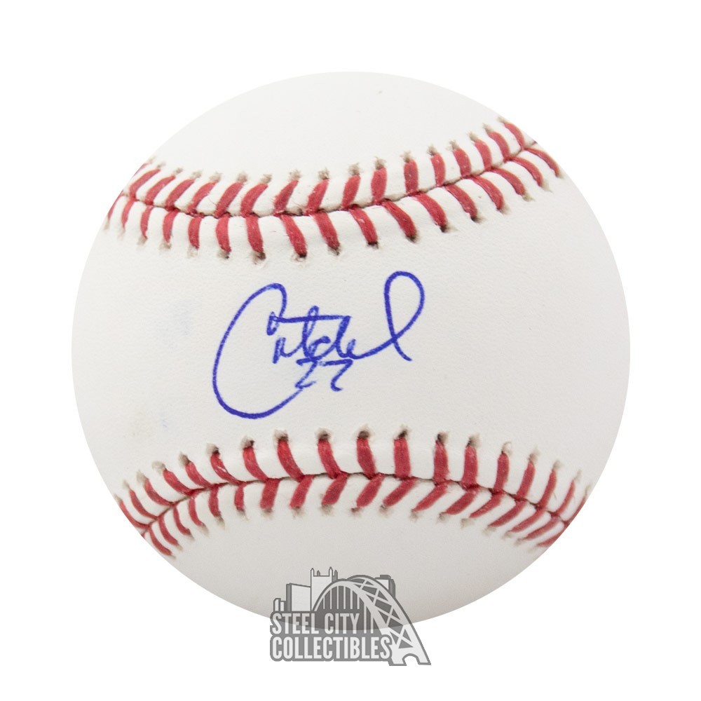 Andrew McCutchen Signed OML Baseball (MLB Hologram)