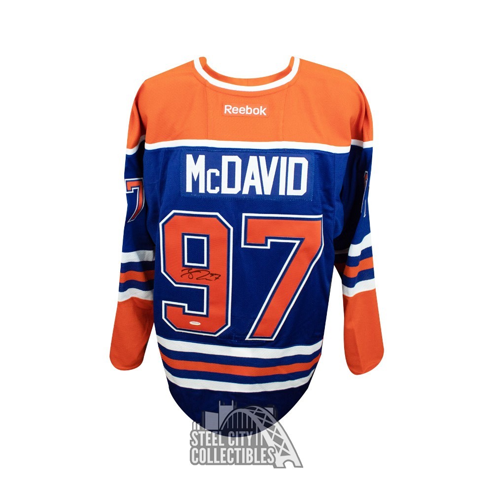 Connor McDavid Autographed Authentic Edmonton Oilers White Jersey