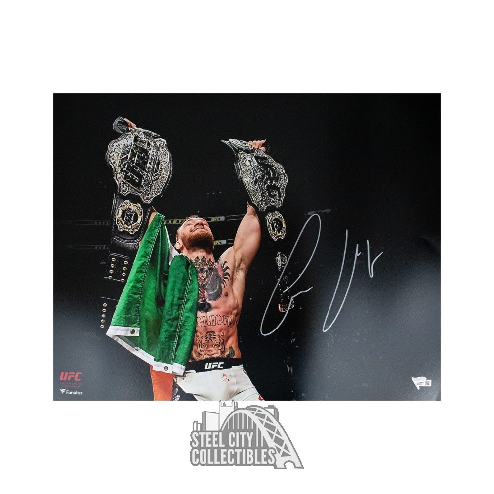 Fanatics Belts Conor McGregor Autographed UFC 16x20 Photo