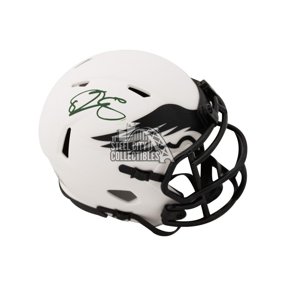 Autographed/Signed Donovan McNabb Philadelphia Eagles Mini Football Helmet JSA COA 