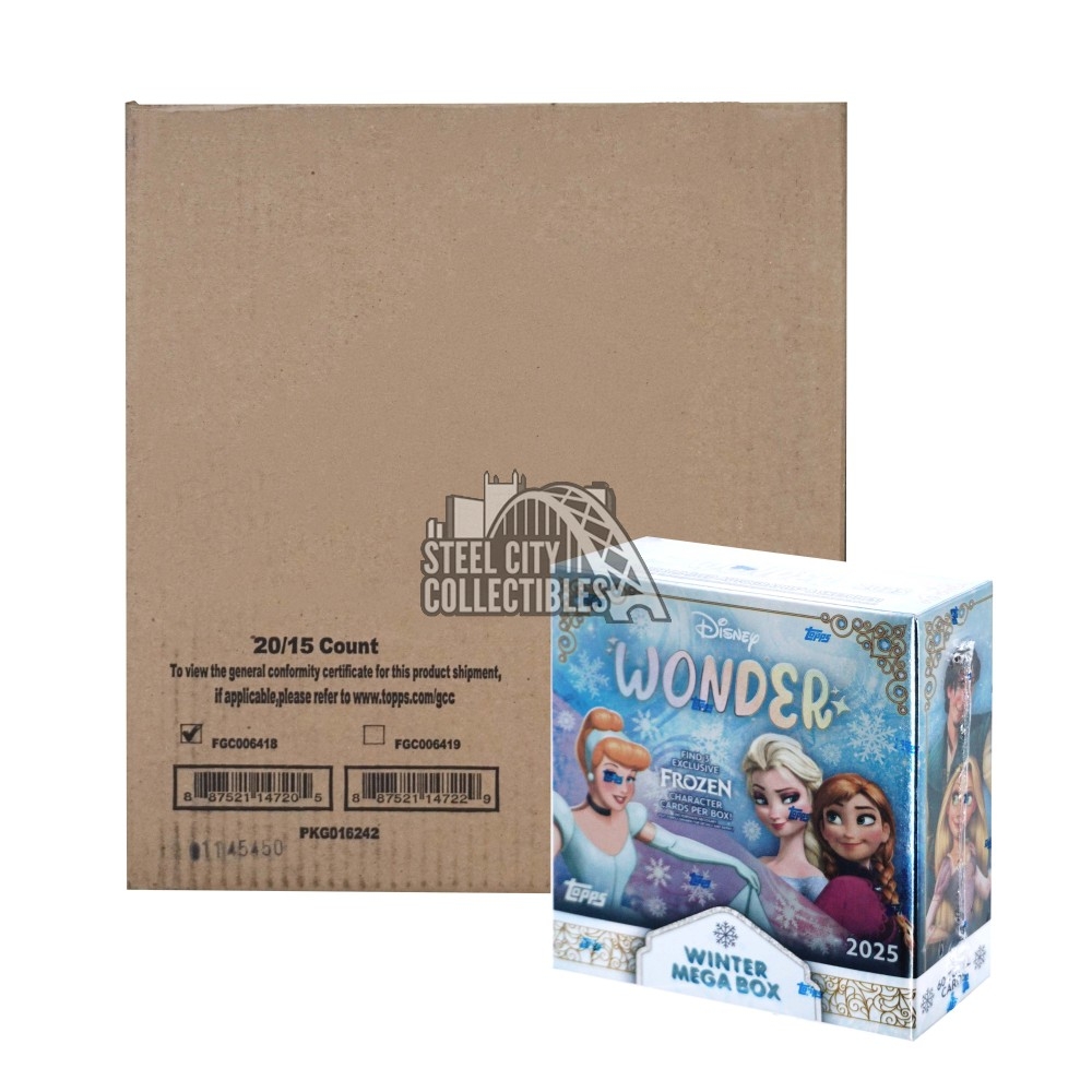 2025 Topps Disney Wonder Mega 20-Box Case | Steel City Collectibles