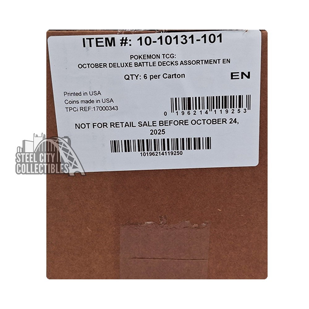 Pokemon Mega Battle 6-Deck Display Box - Mega Gengar ex & Mega