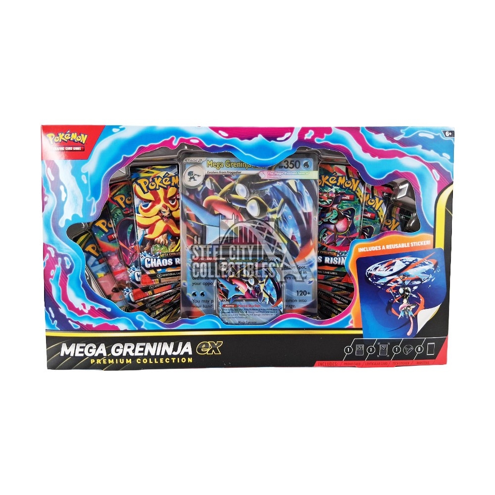 greninja ex booster box Pokemon Mega Greninja ex Premium Collection