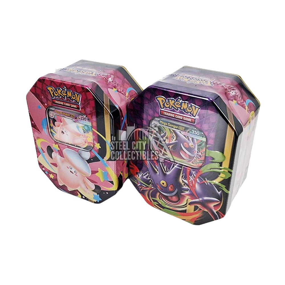 Pokemon Mega Moonlit 2-Tin Lot | Steel City Collectibles