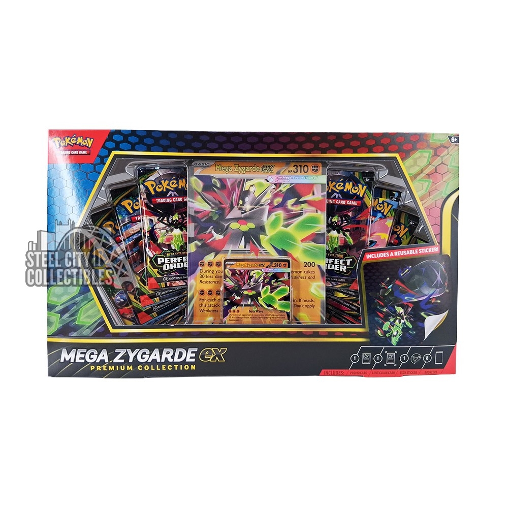 MEGAEXカード 6 BOX Pokemon Mega Zygarde ex Premium Collection 6-Box Case | Steel City