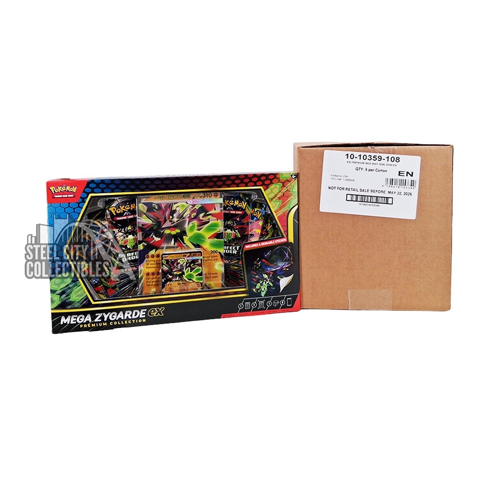 MEGAEXカード 6 BOX Pokemon Mega Zygarde ex Premium Collection 6-Box Case | Steel City
