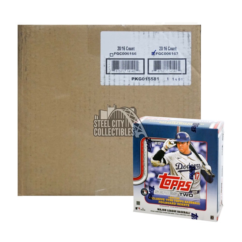 2025 Topps Series 2 Baseball Mega 20-Box Case | Steel City