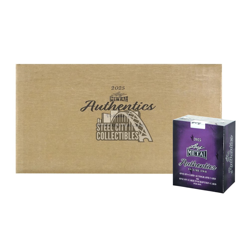 2025 Leaf Metal Authentics Volume 2 Multi-Sport 10-Box Case