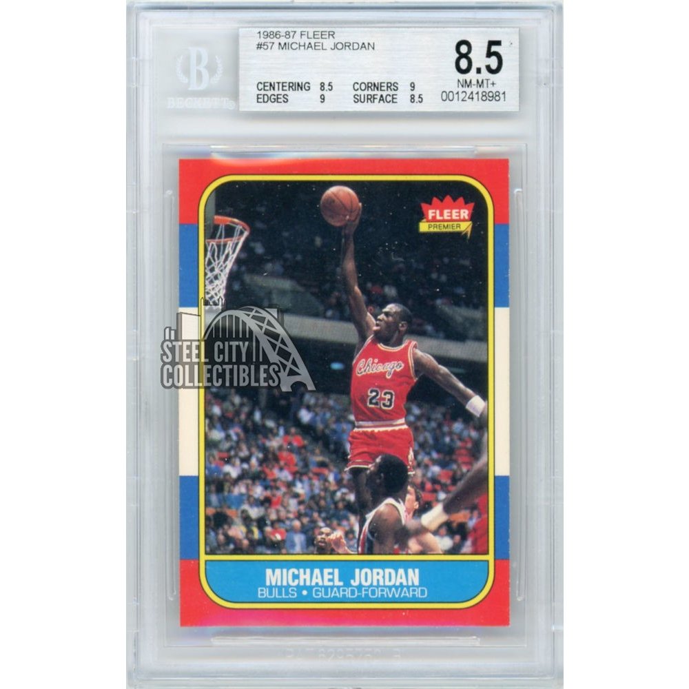 fleer premier michael jordan rookie card