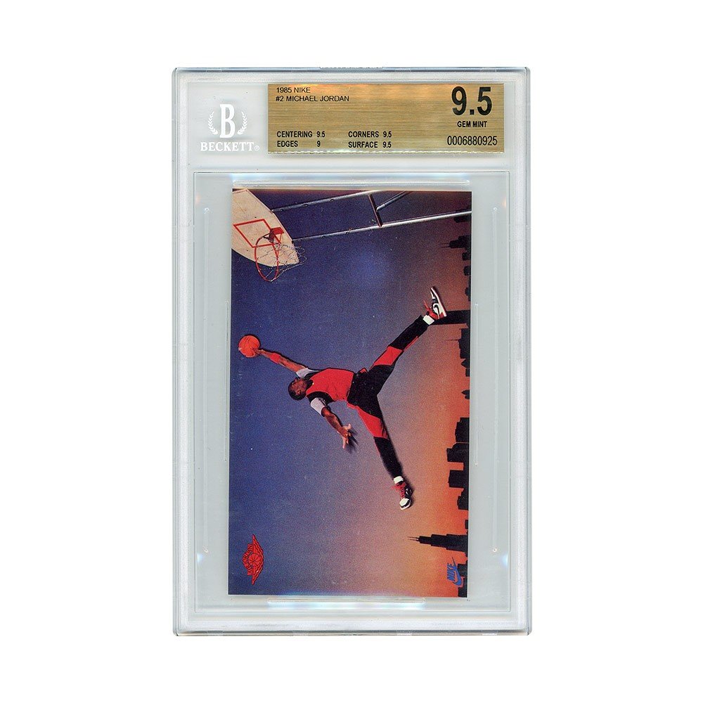 michael jordan nike rookie card