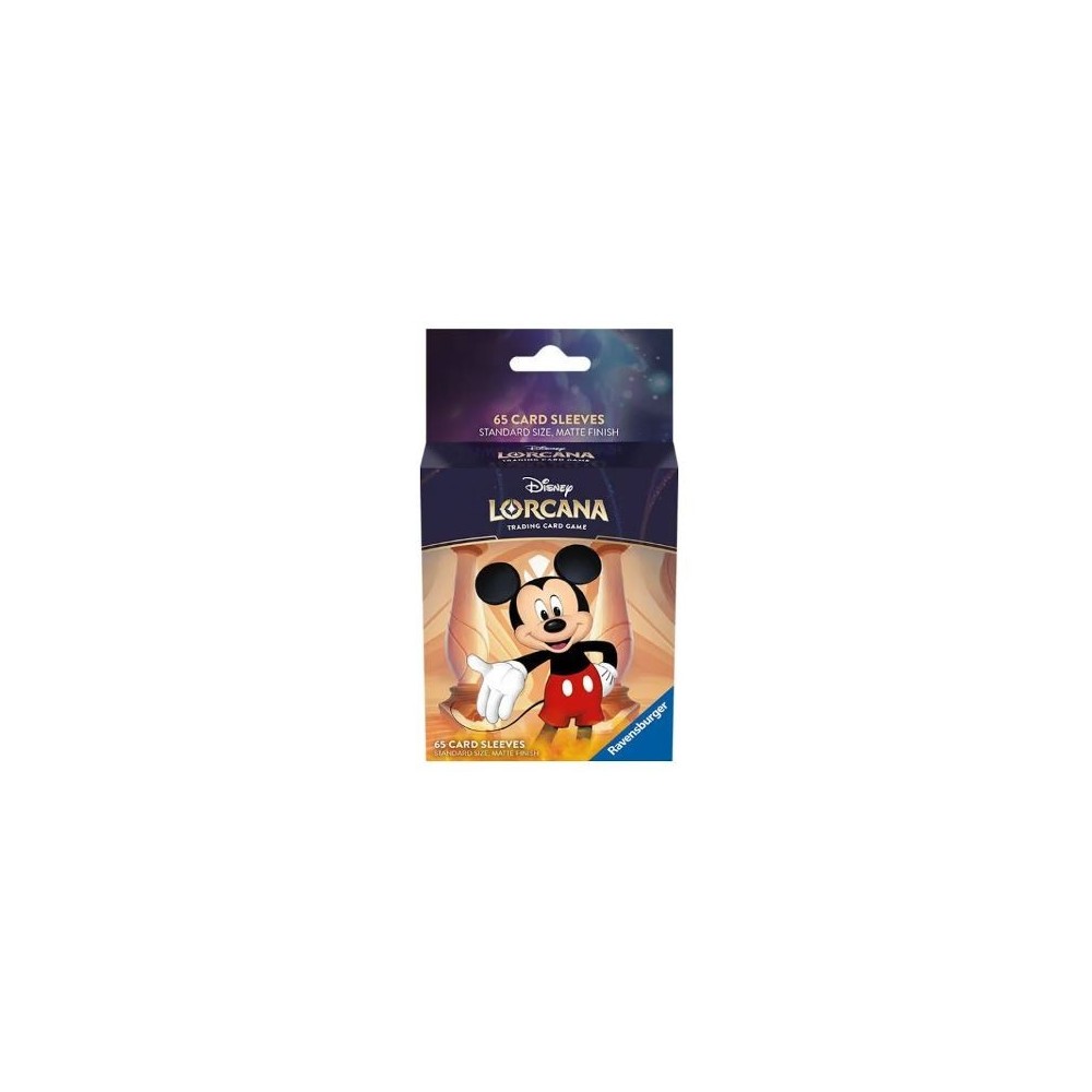 Disney Lorcana Card Sleeves MICKEY MOUSE Standard Size 65 PACK