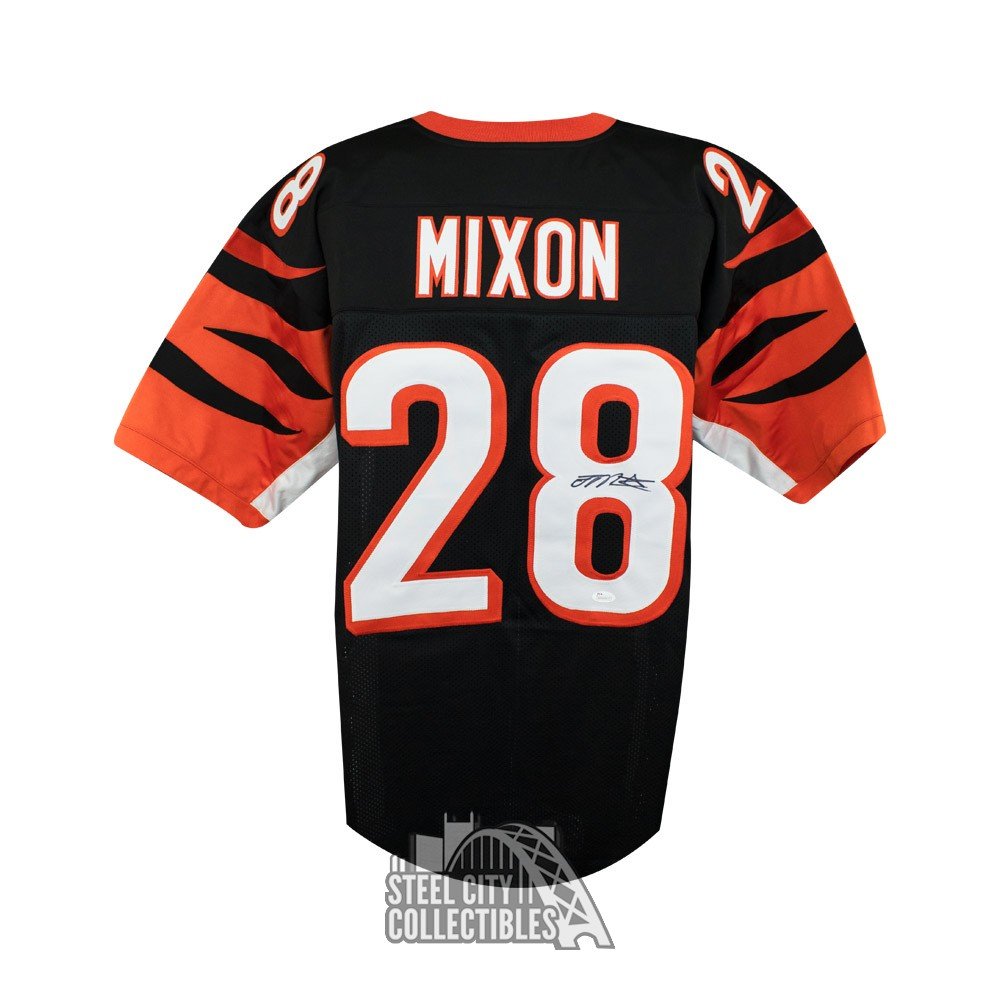Joe Mixon Autographed Cincinnati Bengals Custom Black Football Jersey - JSA (B)
