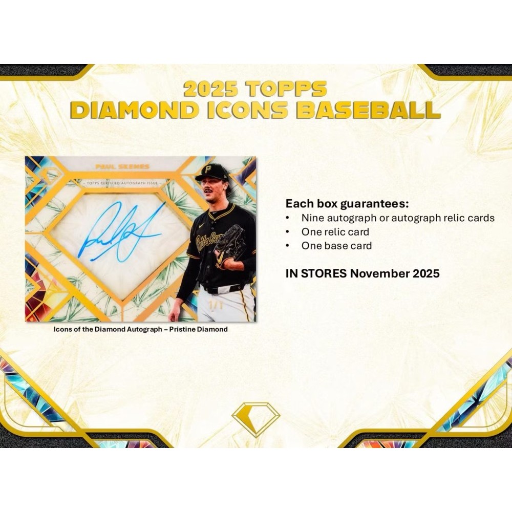 2025 Topps Diamond Icons Baseball Hobby Box | Steel City Collectibles