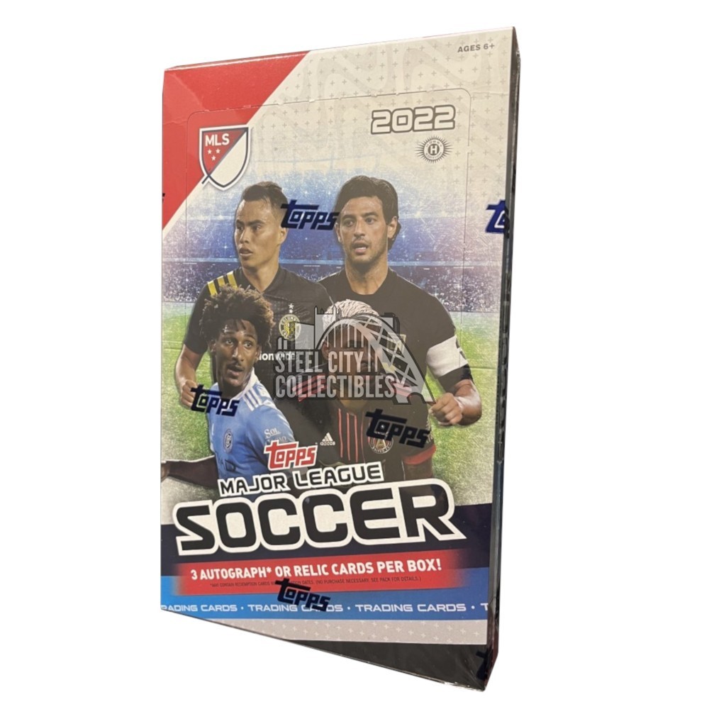 2022 Topps MLS Soccer Hobby Box Steel City Collectibles