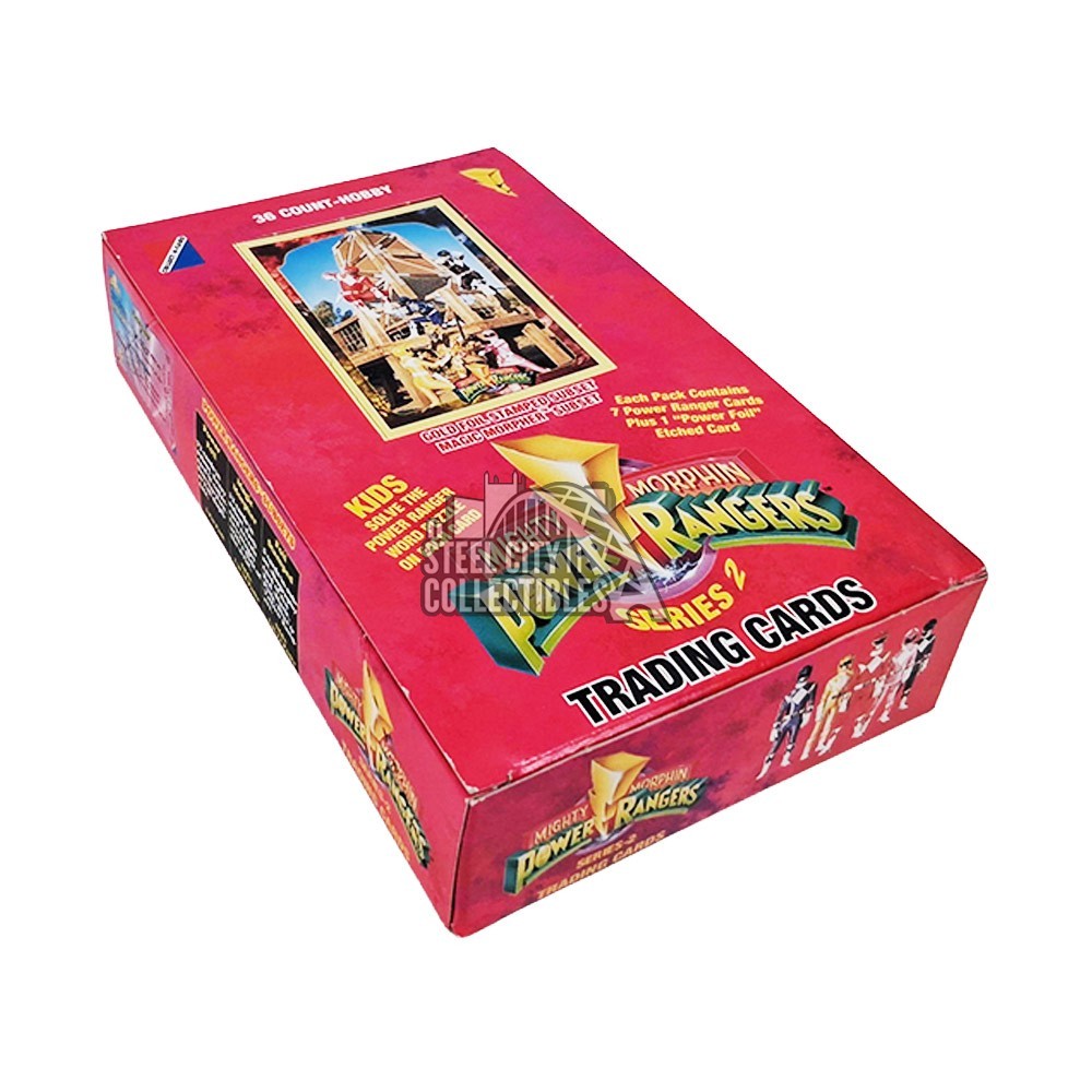 1994 Collect-A-Card Might Morphin Power Rangers Series 2 Hobby Box ...