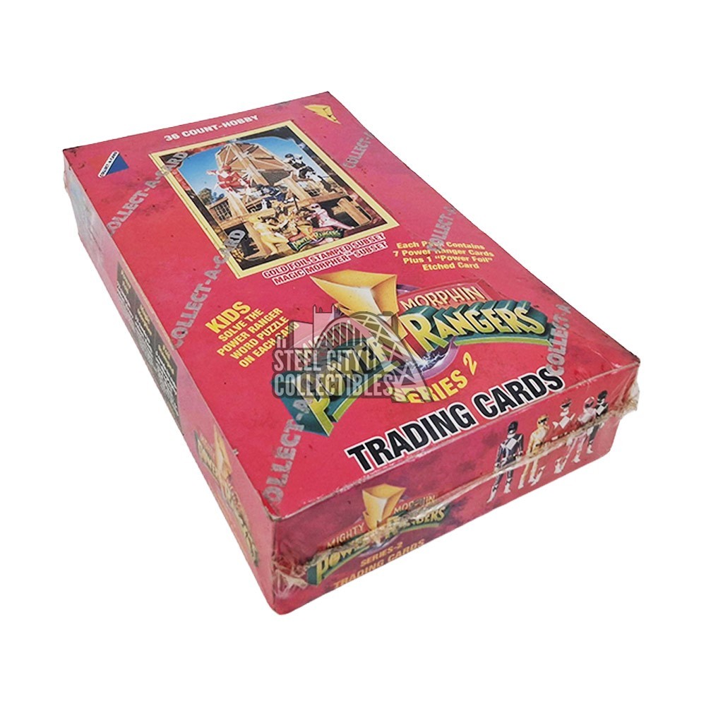 1994 Collect-A-Card Might Morphin Power Rangers Series 2 Hobby Box ...