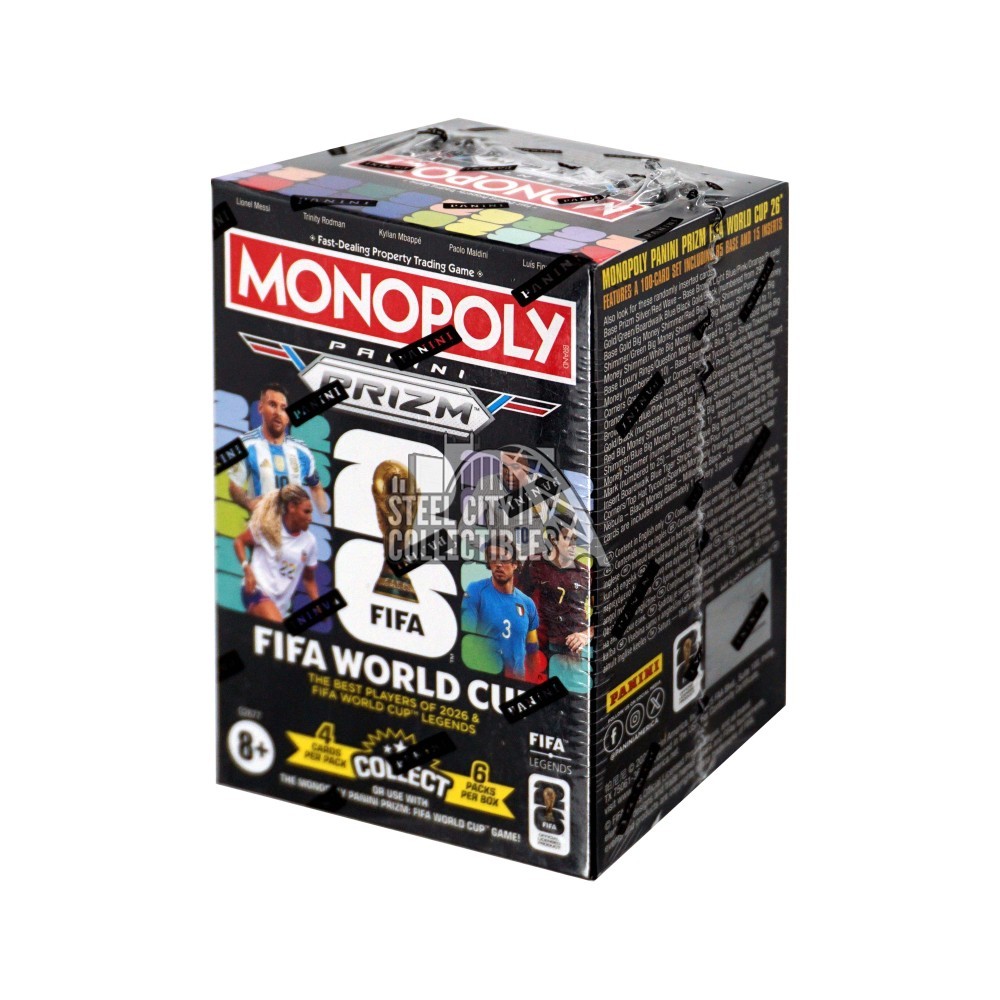 2026 Panini Prizm Monopoly FIFA World Cup Soccer Blaster Box