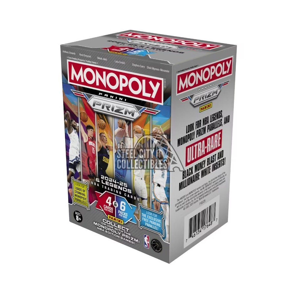 2024-25 Panini Prizm Monopoly Basketball 6-Pack Blaster Box ...