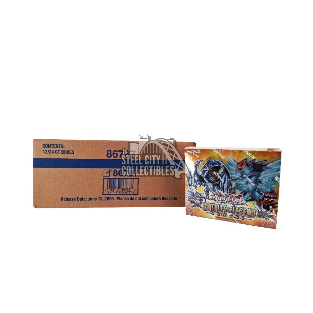 battles of legend monster mayhem booster box Yu-Gi-Oh! Trading Card Game: Battles of Legend Monster Mayhem Booster  Display Box