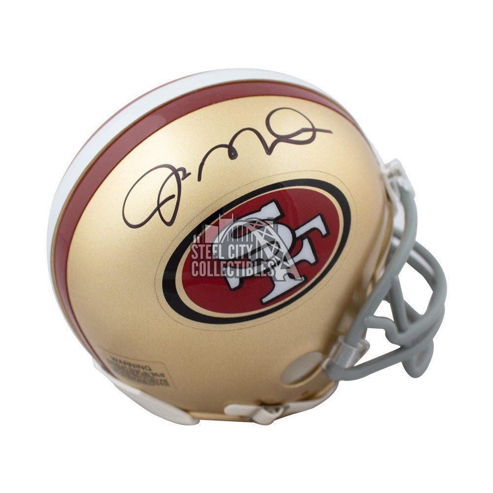 joe montana autographed football